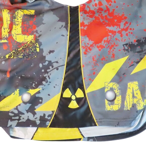 Reversible Lacrosse Pinnie Jersey ATOMIC LAX Radioactive Design Gray/Yellow XL - Picture 10 of 14